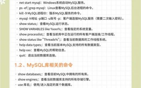 Linux Oracle命令大全有哪些核心命令？