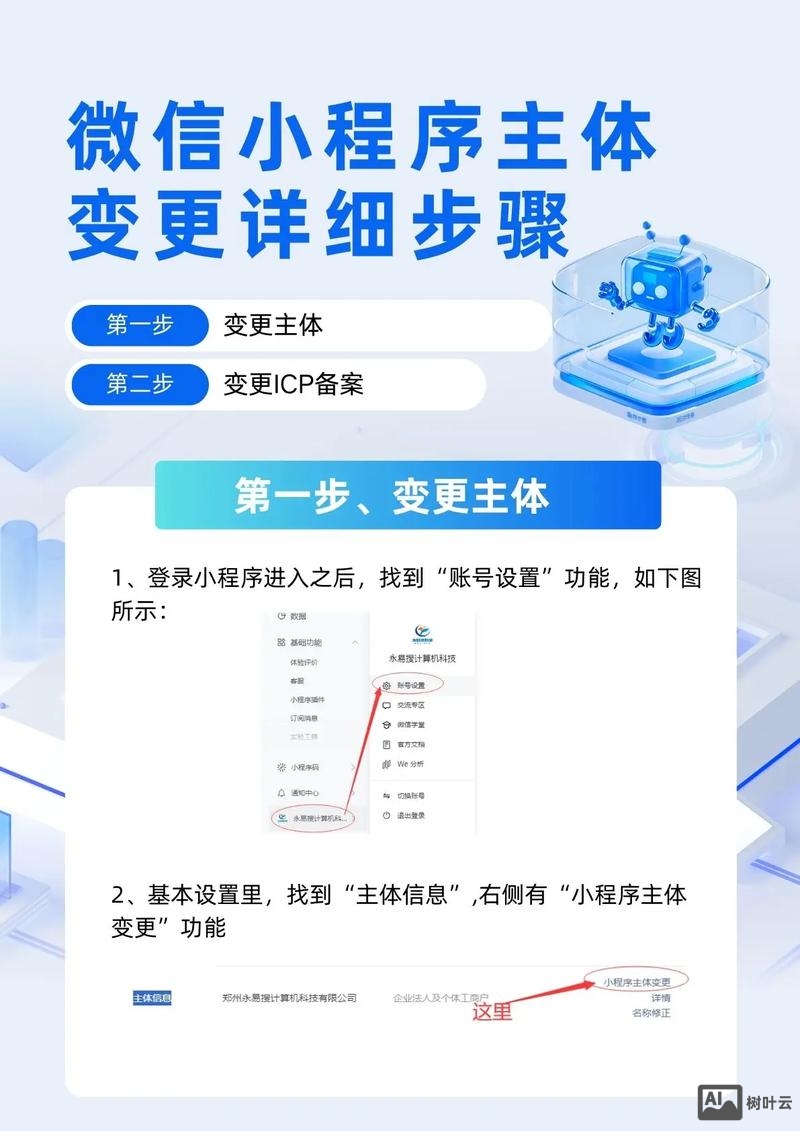 网站主体信息如何变更