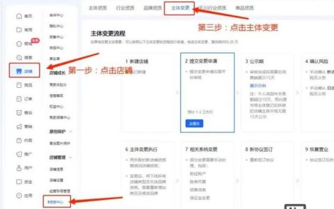 网站主体信息如何变更？
