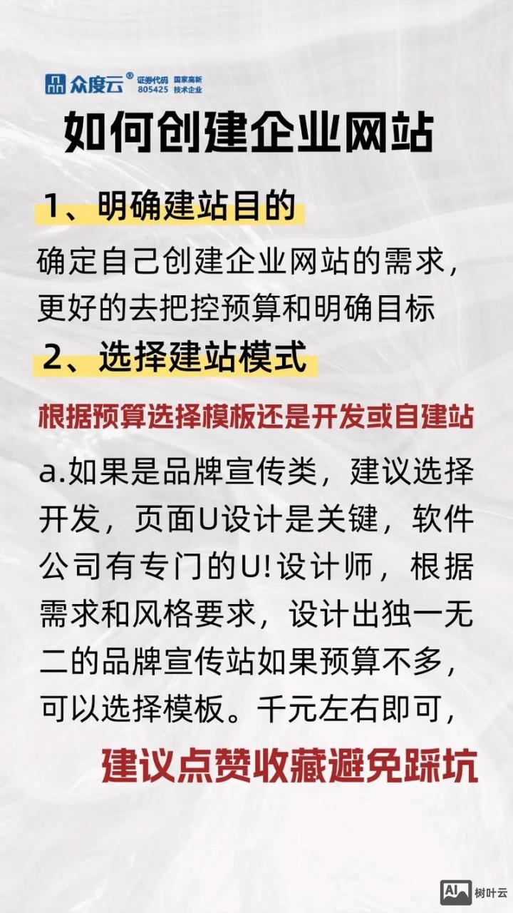 如何建立企业官网服务