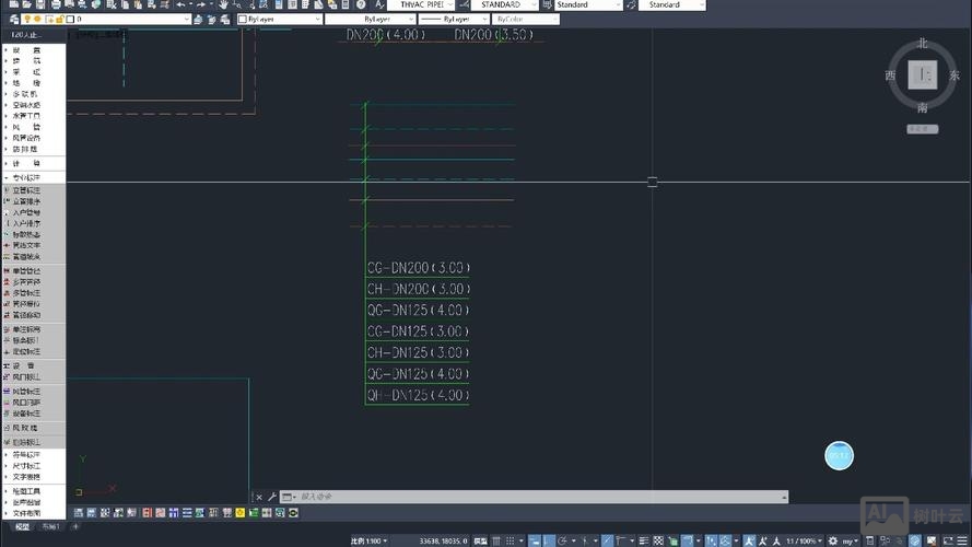 天正侧边栏命令