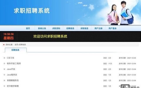 招聘系统Java开发需掌握哪些核心技术？