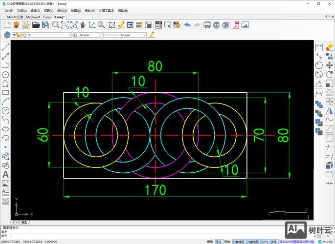 cad圆心标记命令