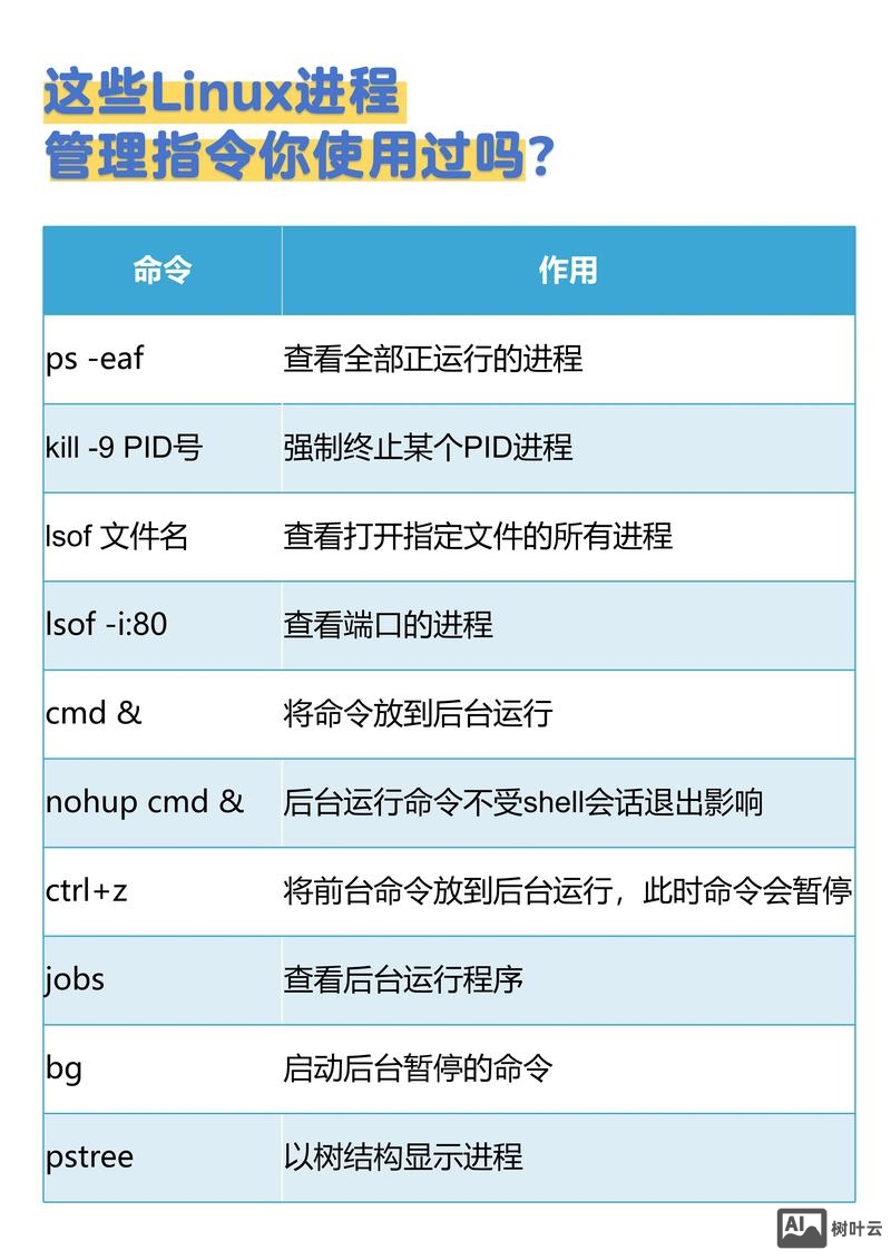linux看进程命令