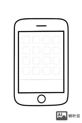 如何画手机屏幕线框图