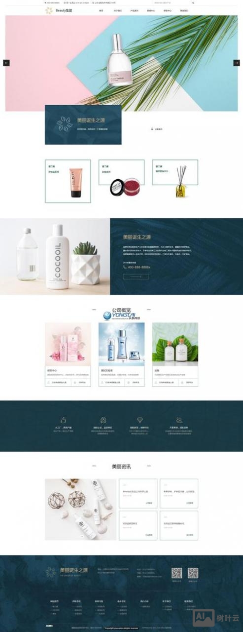 如何建化妆品网站