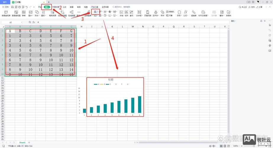 如何制作柱状统计图