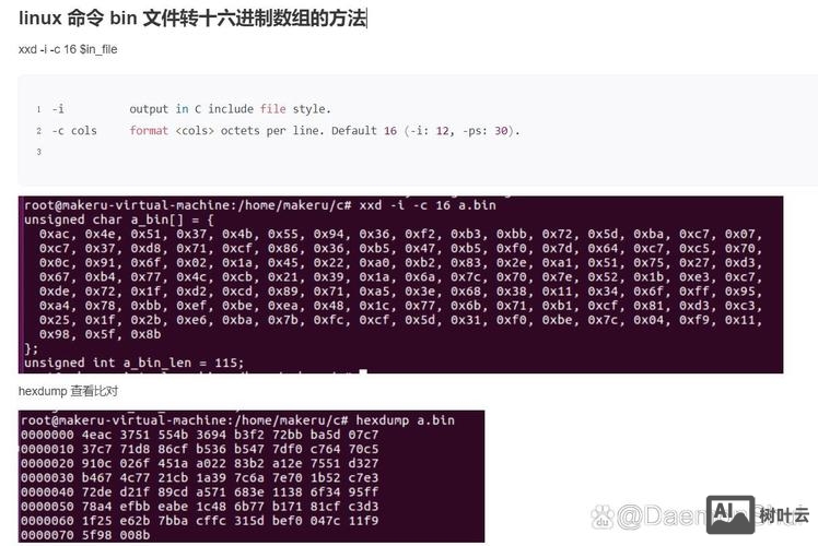 linux hexdump命令