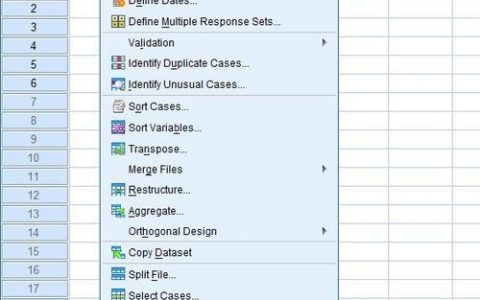 SPSS保存命令怎么用？
