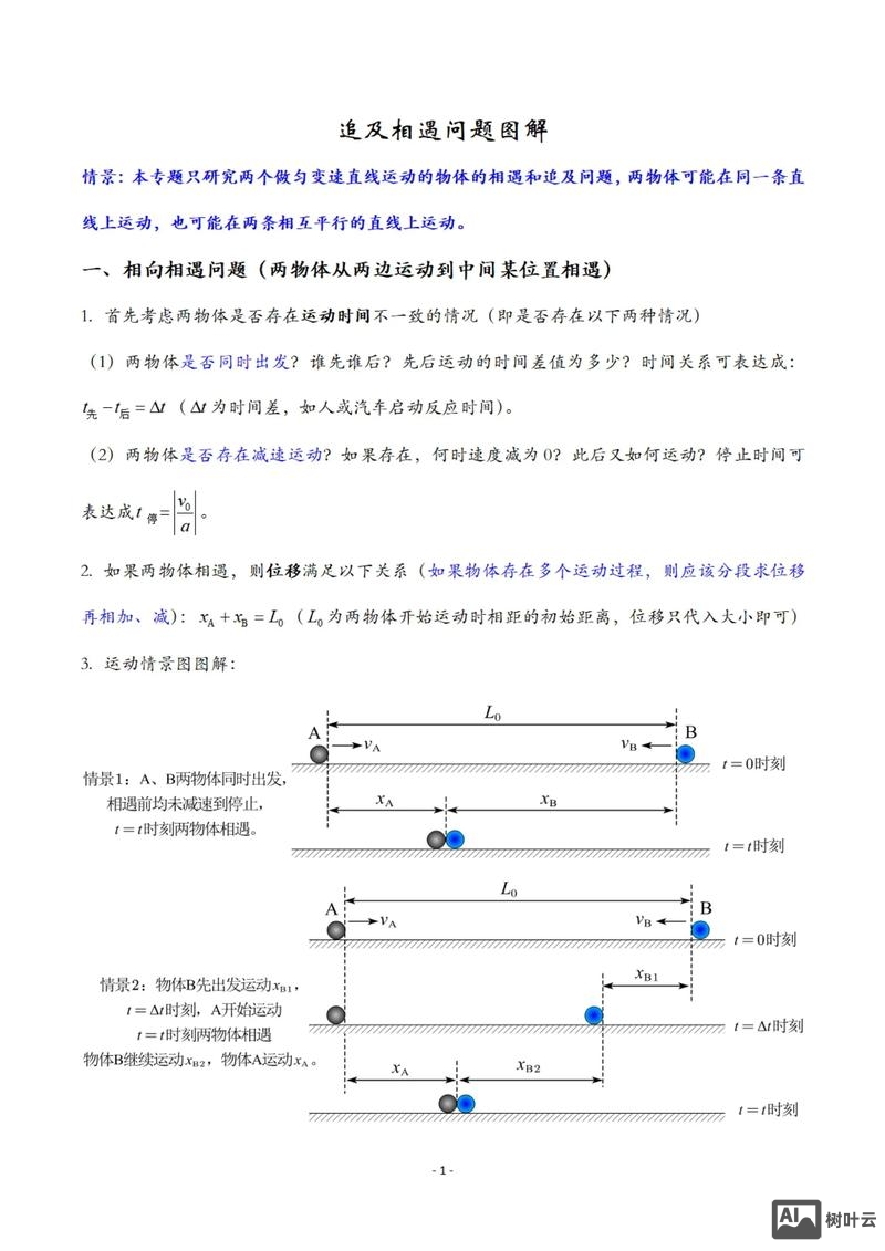 相向追击问题如何求速度