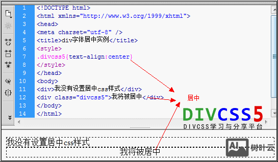 css中如何让字体居中