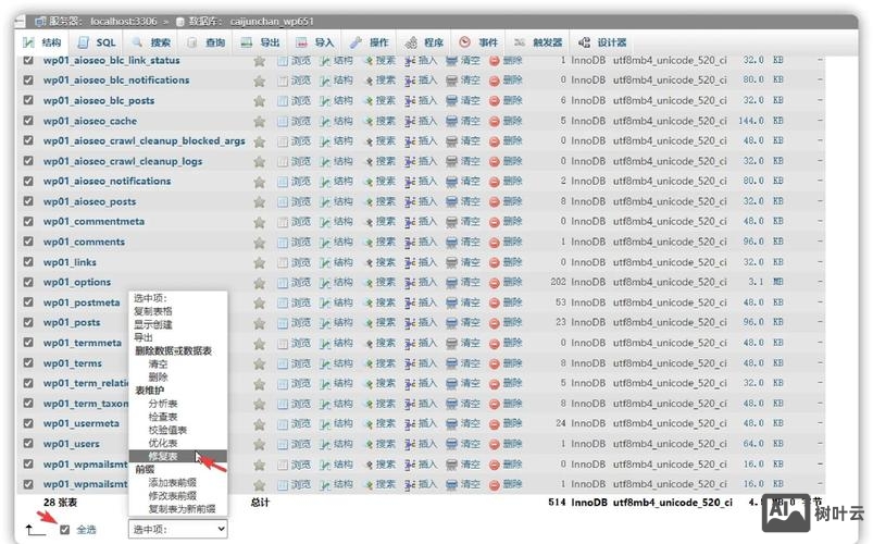 mysql 修复数据库命令