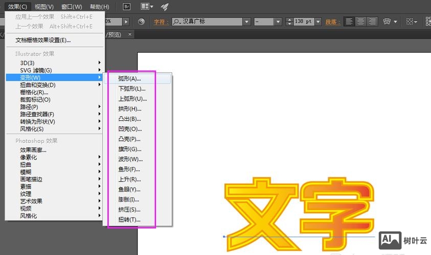 如何做字体突出效果