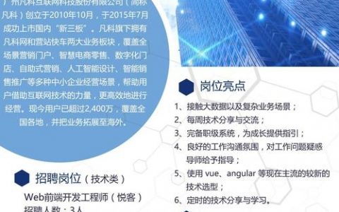 C Web岗招聘，具体要求有哪些？