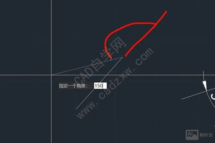 cad 测量角度命令