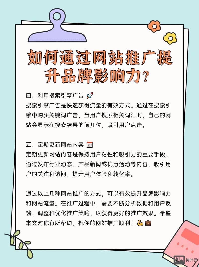 网页如何推广比较好