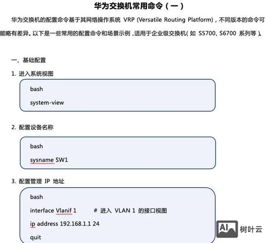 赫斯曼交换机命令