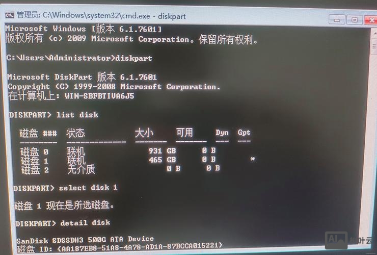win格式化硬盘命令