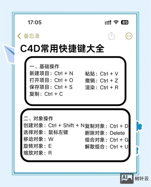 c4d优化命令