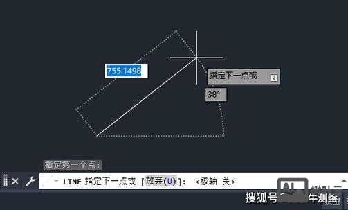 cad测量角度命令