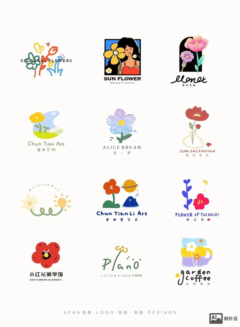 如何用ai制作花瓣logo