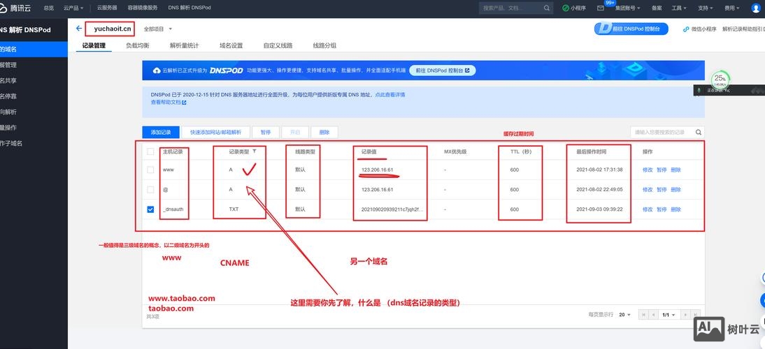申请域名之后如何解析