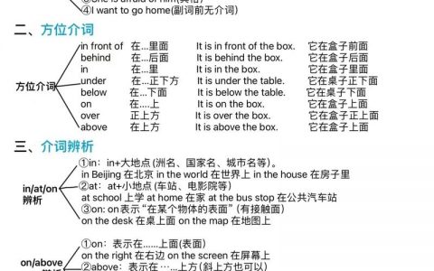 英语介词如何灵活运用？