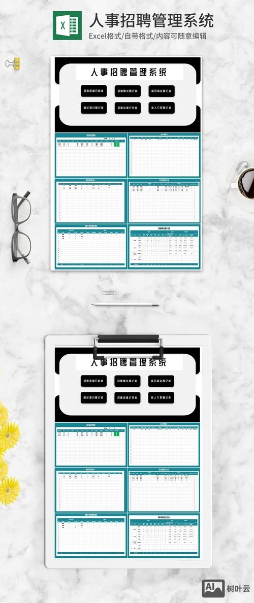 招聘 管理 Excel