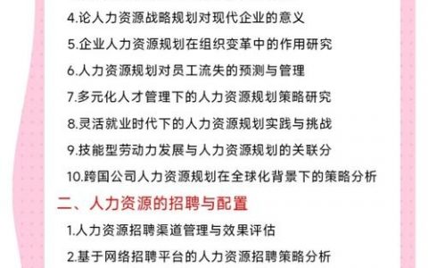 人才招聘论文,如何精准匹配人才需求?
