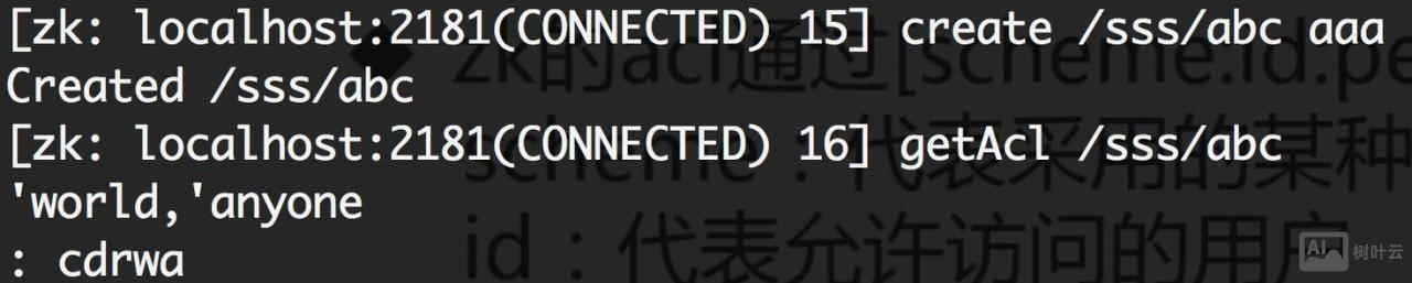 zookeeper create 命令