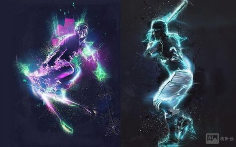 PS如何做出逼真荧光效果？