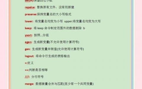 stata xi命令是什么？怎么用？