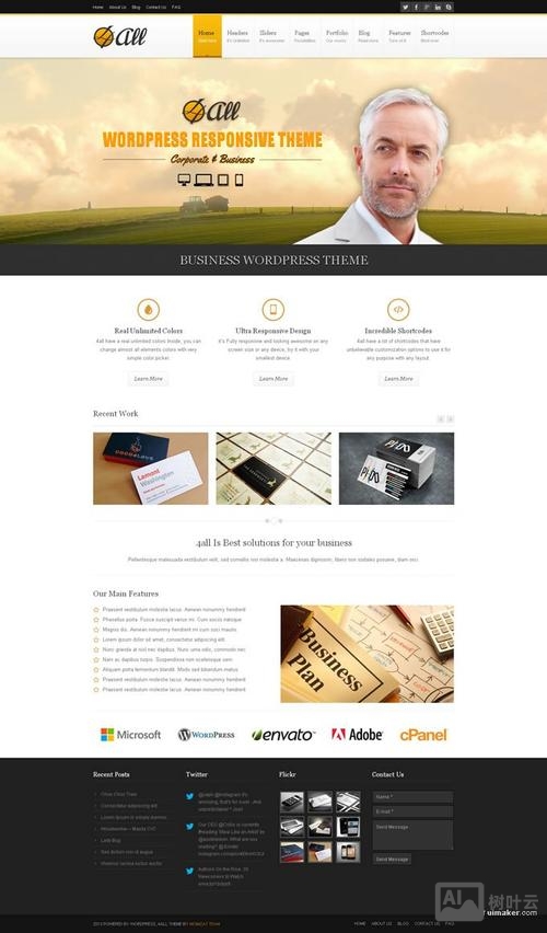 如何使用模板设计网站