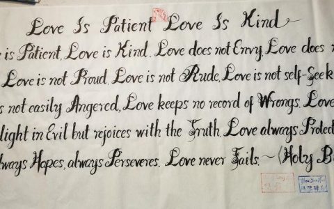 毛笔写英文单词，笔画如何精准对应字母？