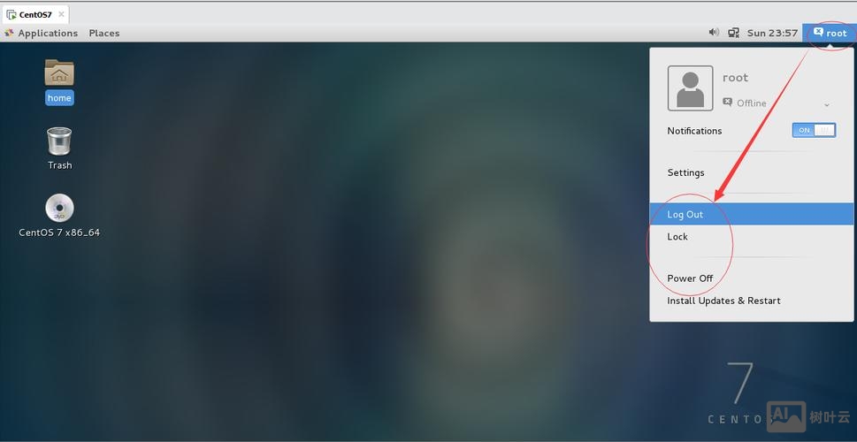 centos命令行切换到图形界面