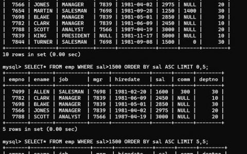 远程MySQL数据库如何查看?命令有哪些?