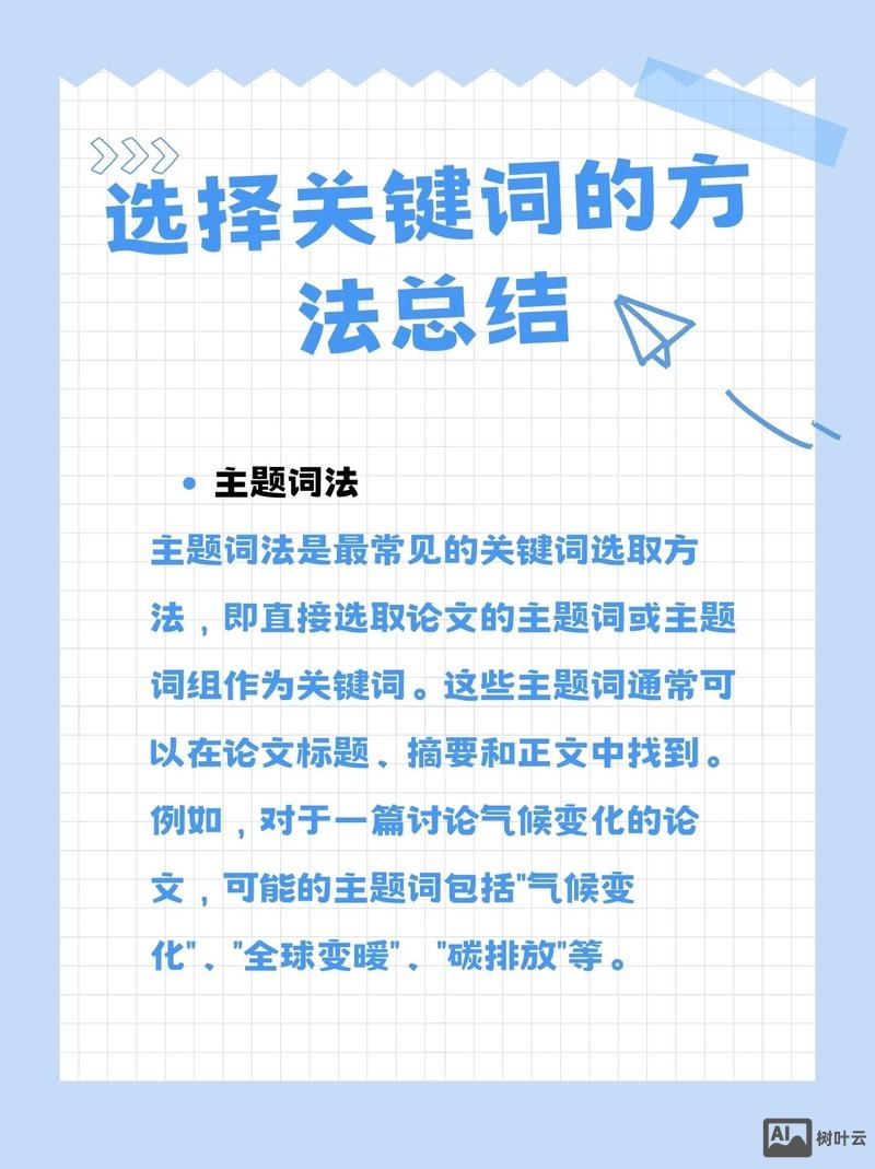 关键词如何选择呢
