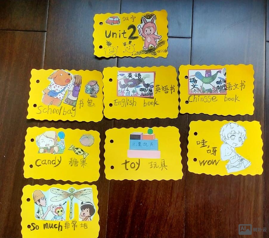 英语卡片and如何做