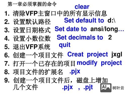 在vfp中记录的命令是