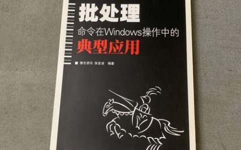 批处理如何执行单条命令？