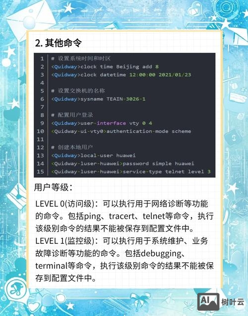 华为交换机显示配置命令