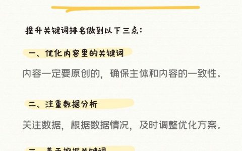 如何让关键词排名快速提升？