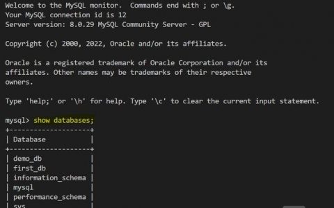 远程导出MySQL数据库用什么命令?