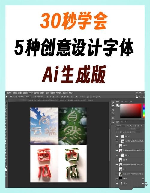 ai如何做字体效果
