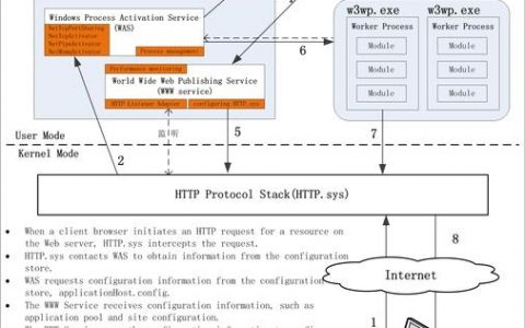 如何进入IIS属性界面？
