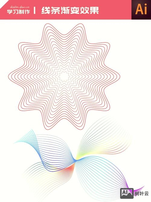 ai如何动感线条和渐变
