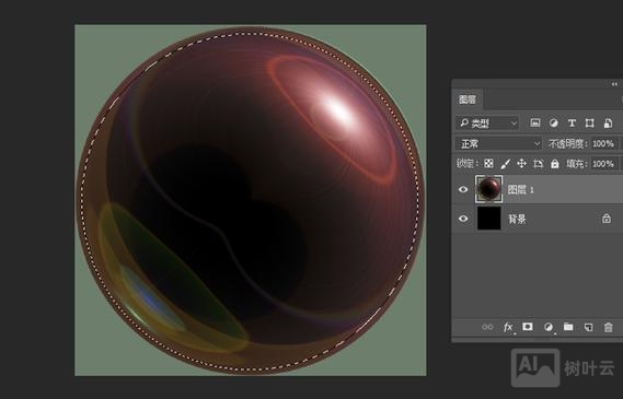 ps中如何做气泡