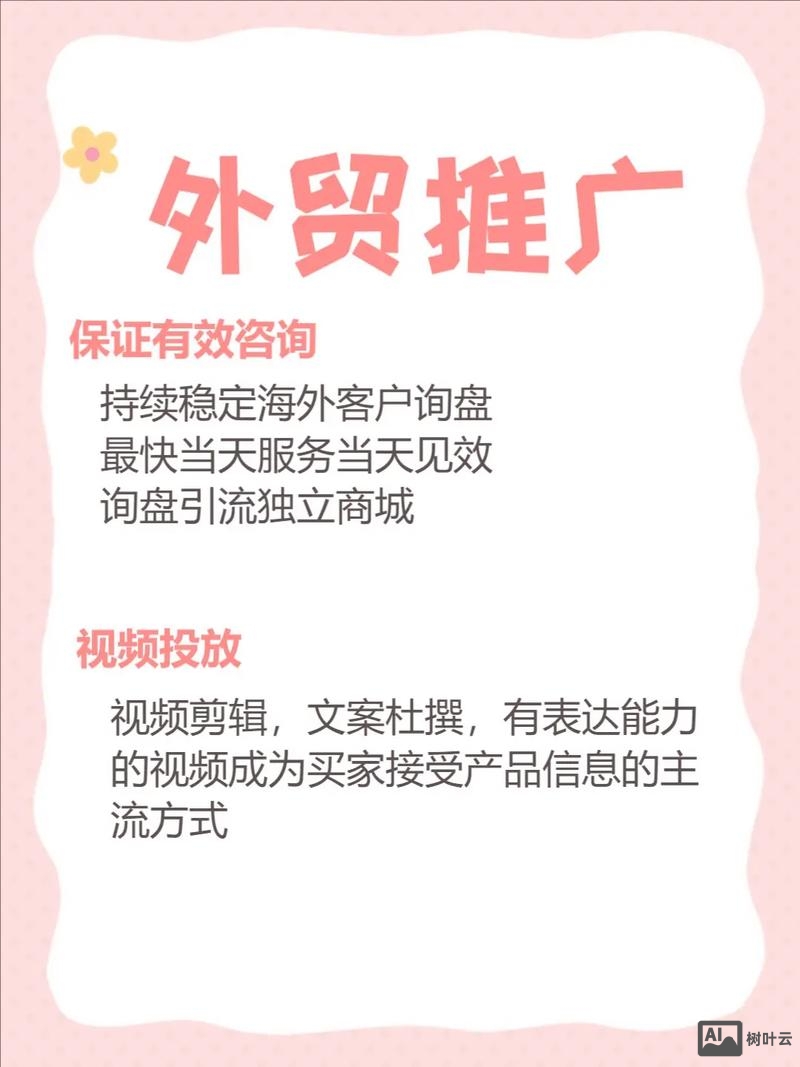 小外贸企业如何推广