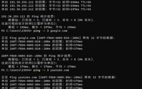 ping命令的n选项具体作用是什么？