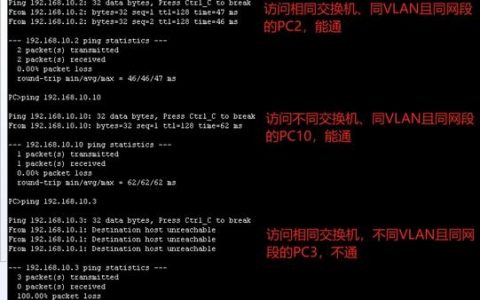 交换机如何查看所有VLAN配置信息？
